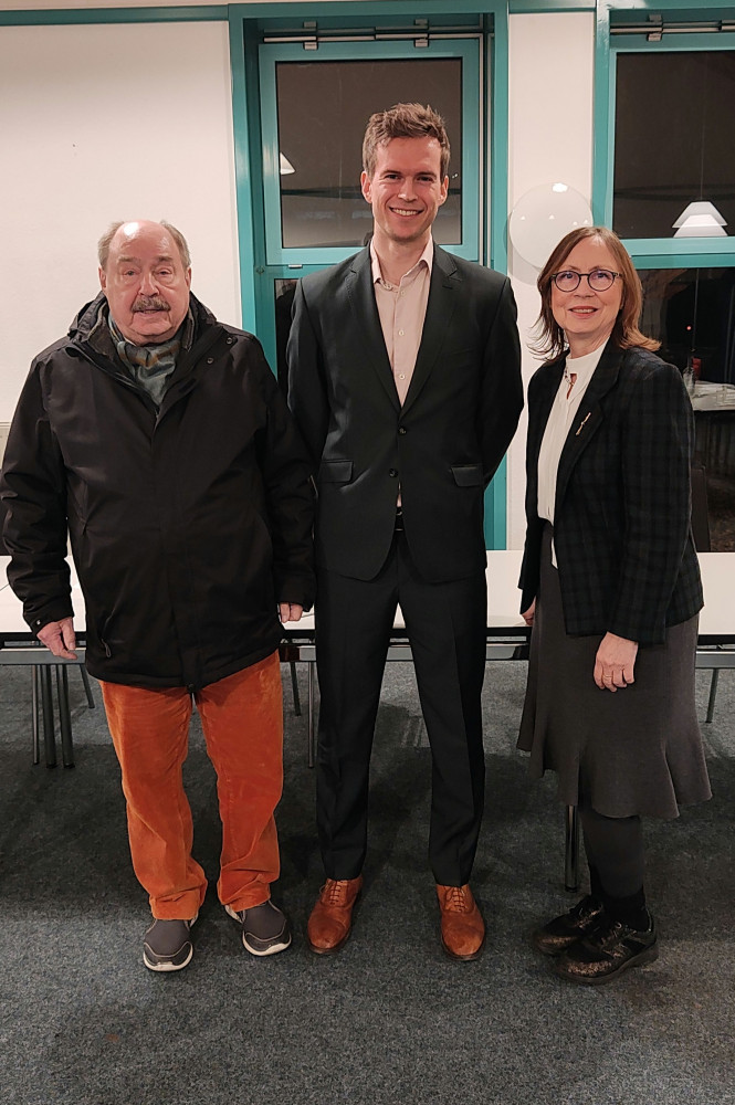 Der neue Vorstand 2026, mit dem Vorsitzenden in der Mitte.