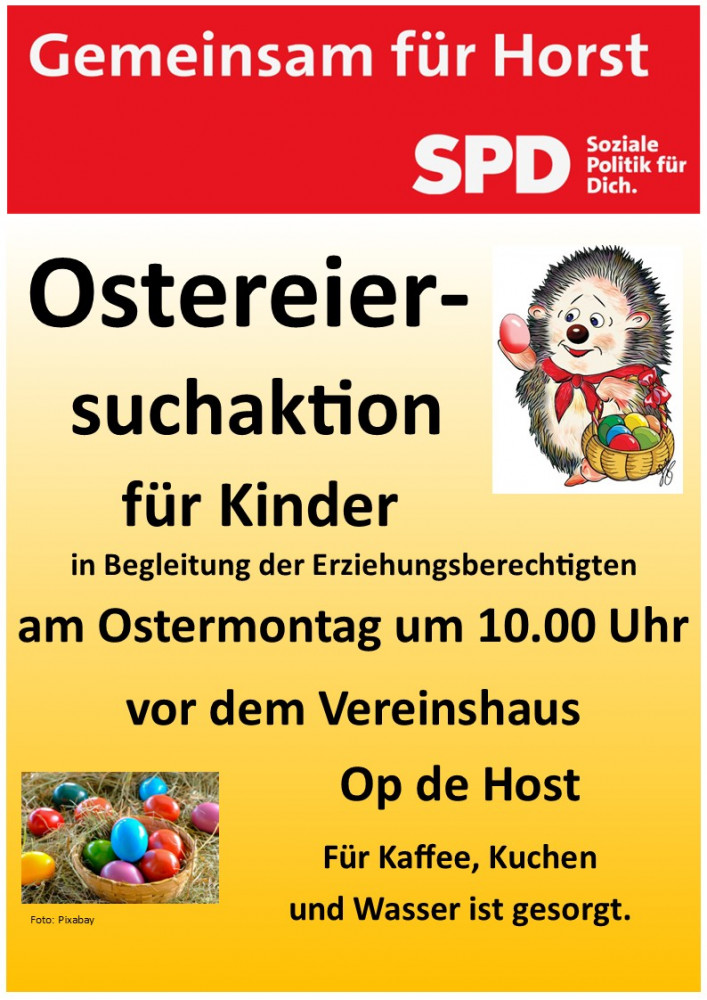 Plakat Ostereiersuche